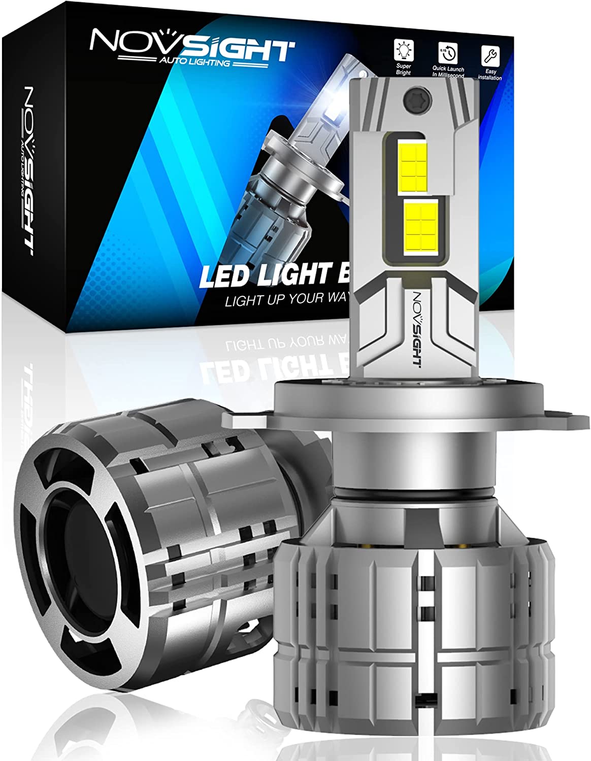 Image of Novsight Brightest 9003 LED Headlight Bulb