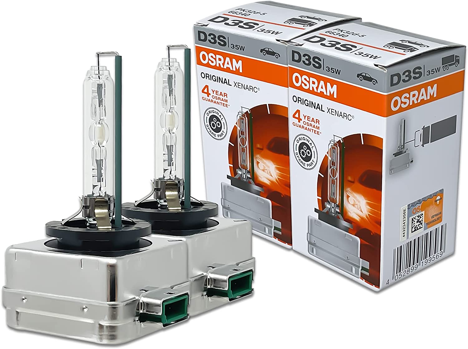 Image of Osram Brightest D3s Headlight Bulbs