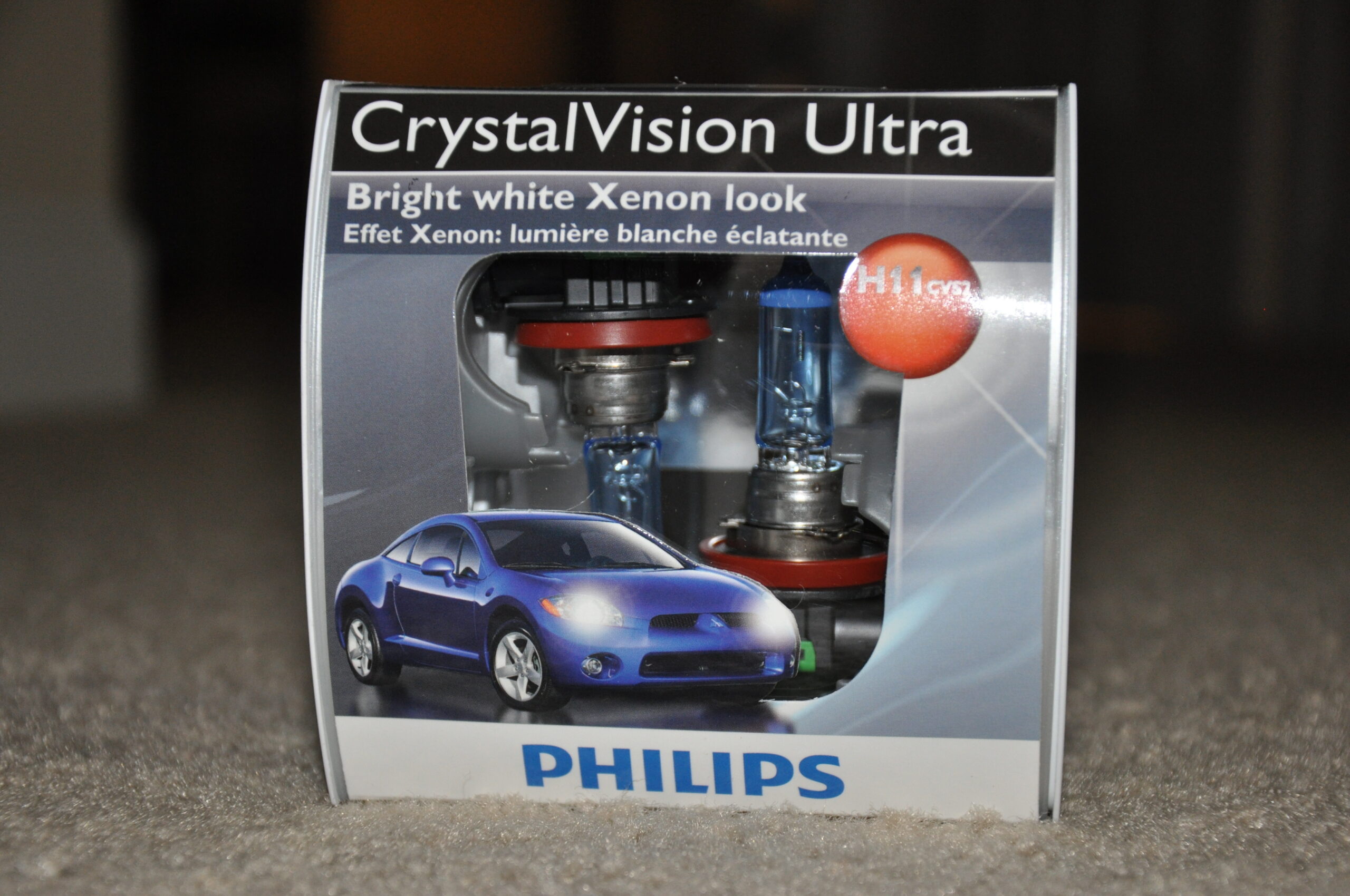 Philips CrystalVision Ultra halogen Headlight Review Philips Car Headlight Packaging