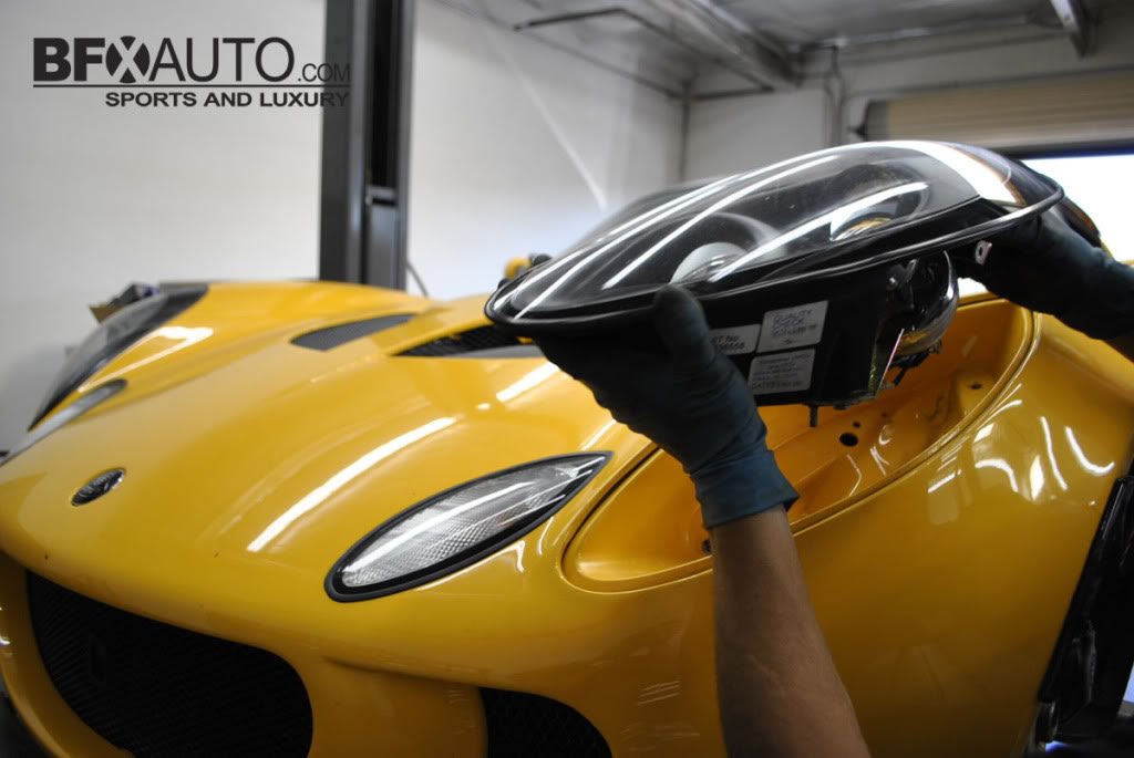 lotus exige headlight removal