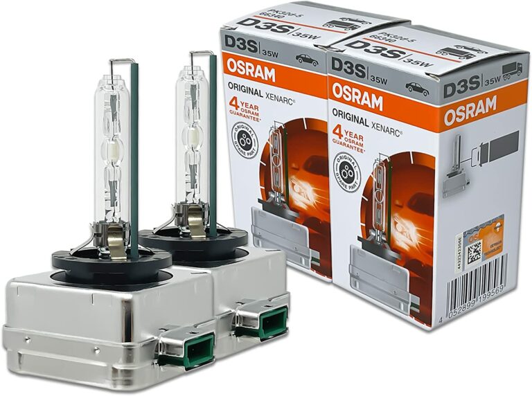 AUTOONE D3S LED Fog Bulbs - 34000 Lumens, 6000K White, 50000 Hour Lifespan, Plug & Play, 1000% Brighter Than OEM