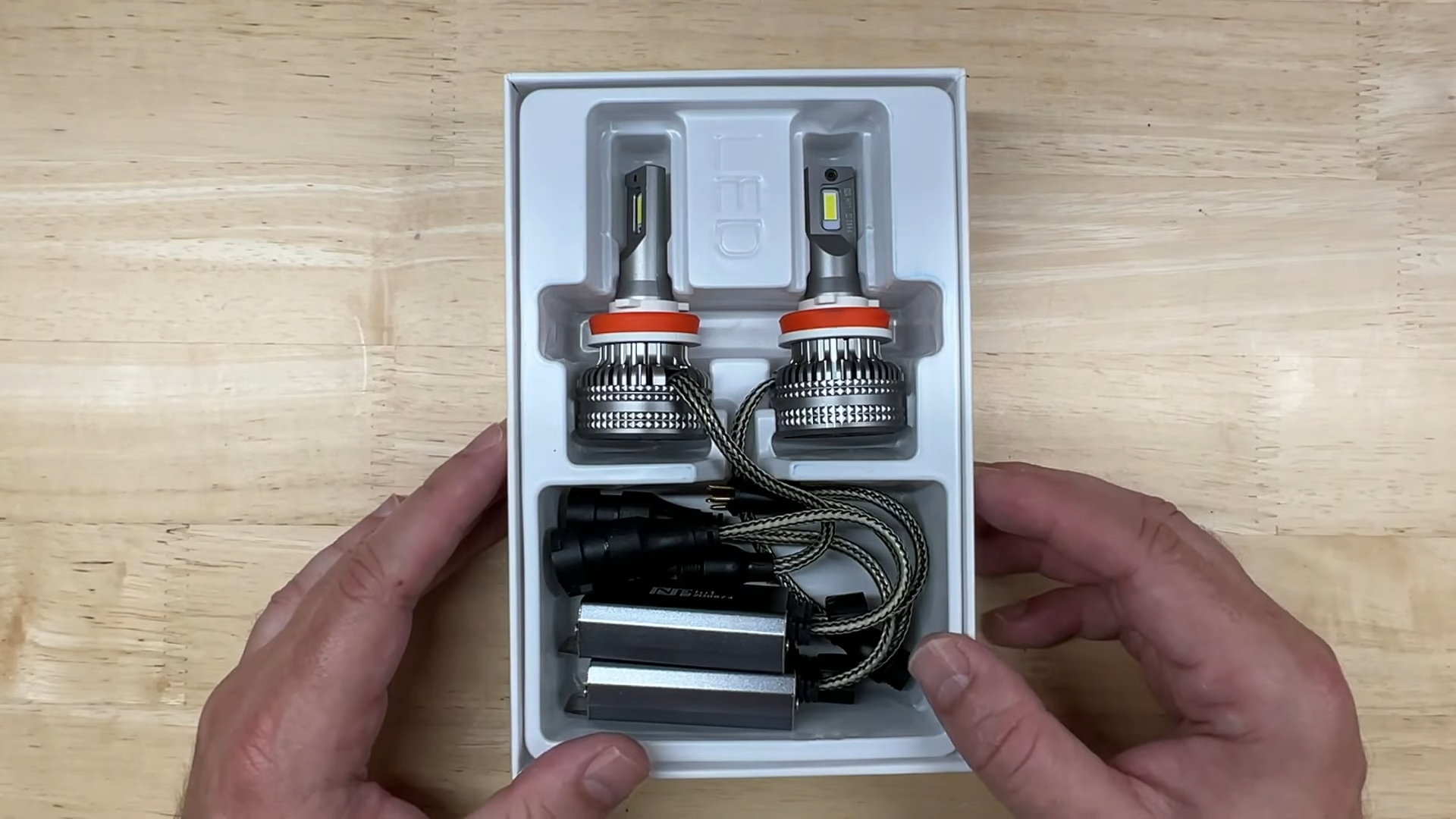 MEGA BRIGHT! Boslla NP LED Headlight Upgrade Review And Lux Test 143