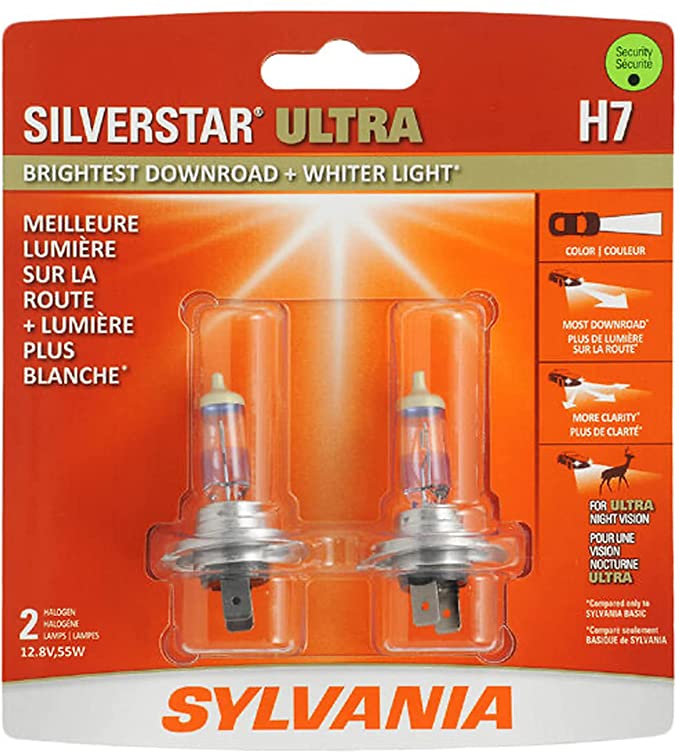Sylvania H7 SilverStar Ultra Halogen Headlight Bulb