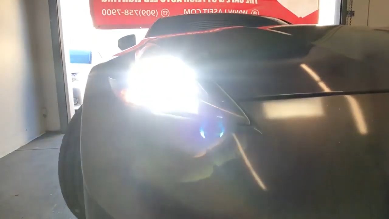 Nissan 370Z 2013 OEM HID Headlight Bulbs To LED Conversion Kit, Plug & Play Install 59