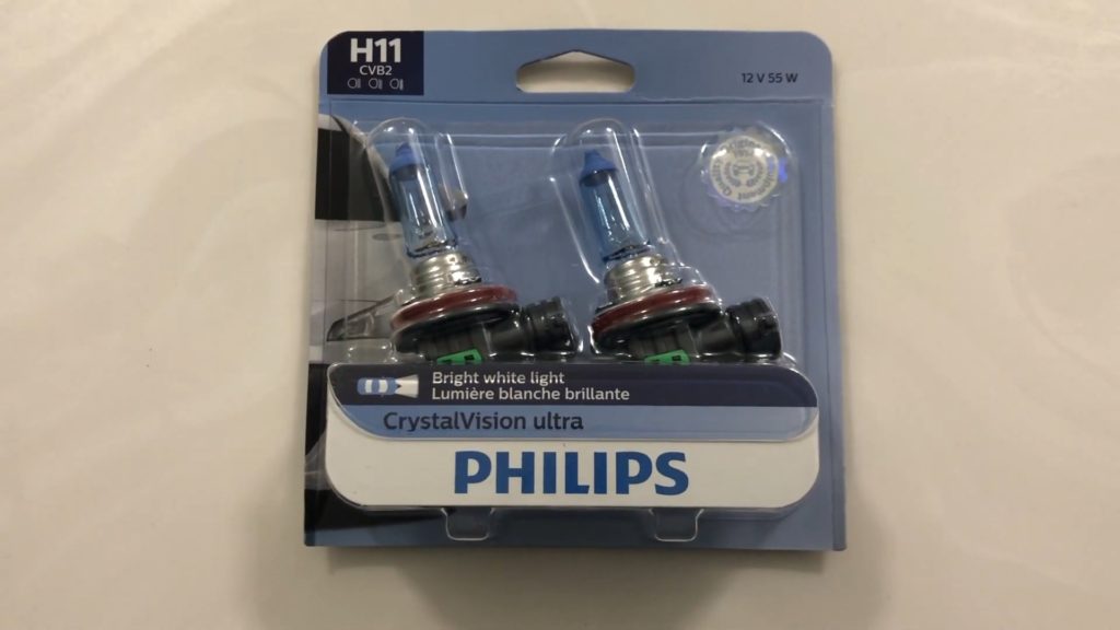 Philips H11 CrystalVision Headlight Bulbs