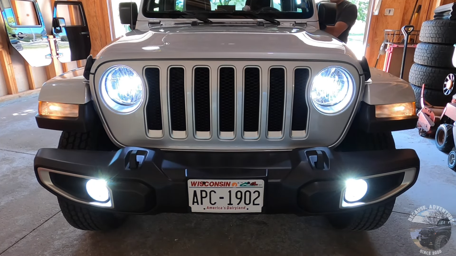 Jeep Wrangler Led Light Upgrade Sealight Headlight Fog Light Bulbs From Amazon