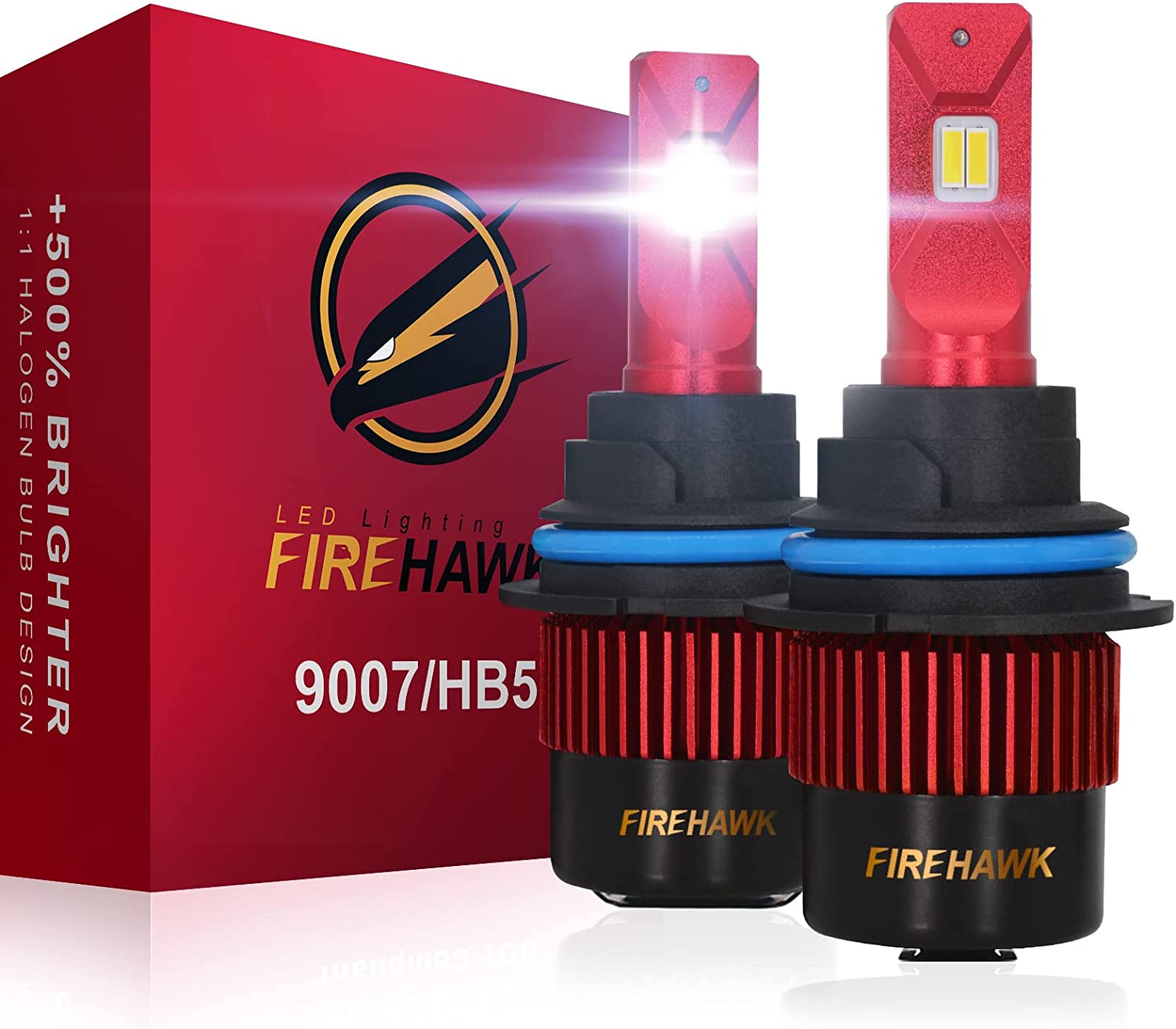 The Brightest 9007 Headlight LED Bulbs