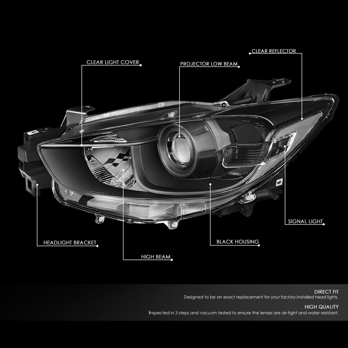 Mazda 6 Headlight Assembly Diagram