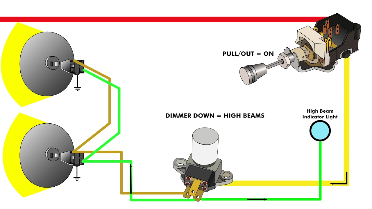 Universal Headlight Switch Wiring Diagram Guide