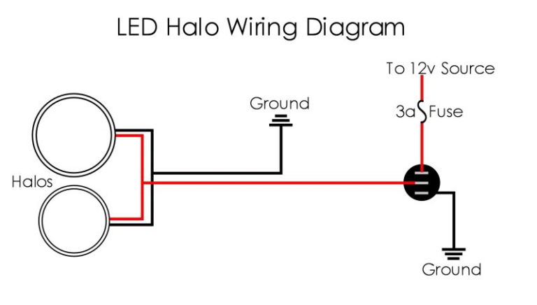 Halo Headlight Wiring Diagram - Headlight Reviews